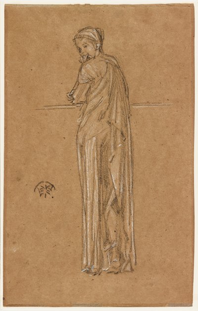 Figure drapée debout, 1870-1873 - James Abbott McNeill Whistler
