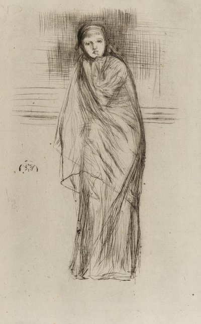 Modèle drapé, 1870 - James Abbott McNeill Whistler
