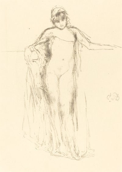 Modèle drapé, debout, 1893 - James Abbott McNeill Whistler