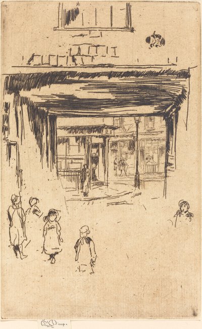 Drury Lane, vers 1880-1881 - James Abbott McNeill Whistler
