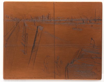 Plaque de Gravure : Millbank, 1861 - James Abbott McNeill Whistler