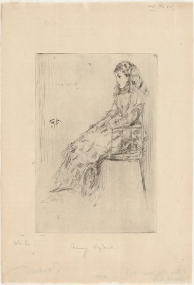 Fanny Leyland, 1873 - James Abbott McNeill Whistler