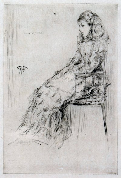 Fanny Leyland, c.1874 - James Abbott McNeill Whistler