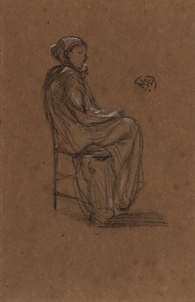 Figure féminine, assise, 1870-1873 - James Abbott McNeill Whistler