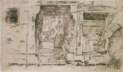 Poissonnerie, Venise - James Abbott McNeill Whistler