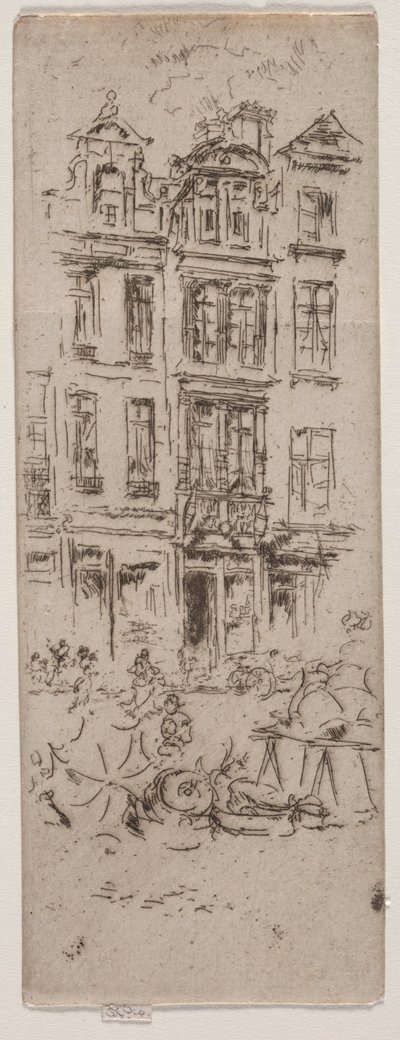 Marché aux fleurs, Bruxelles - James Abbott McNeill Whistler