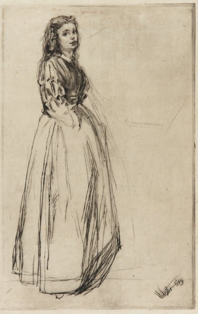 Fumette, debout, 1859 - James Abbott McNeill Whistler