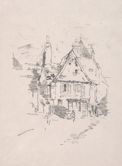 Toits à pignon, Vitré, 1893 - James Abbott McNeill Whistler