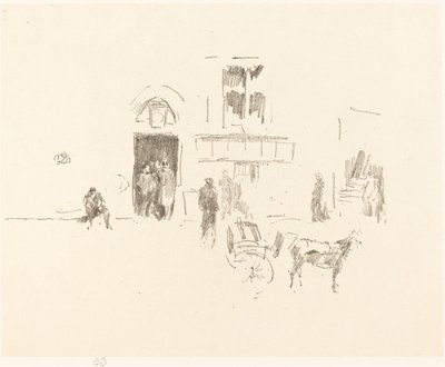 Porte de la Scène du Gaiety, 1879-1887 - James Abbott McNeill Whistler