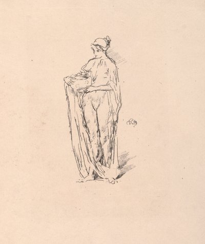 Fille avec un bol, 1895 - James Abbott McNeill Whistler