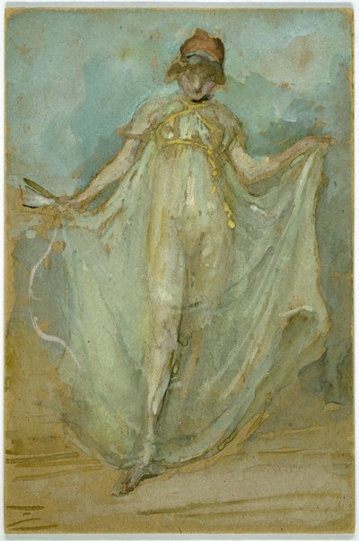 Vert et bleu : La danseuse, vers 1893 - James Abbott McNeill Whistler