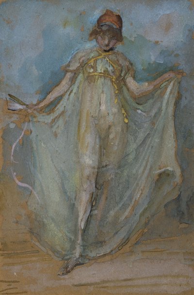 Vert et or, la danseuse - James Abbott McNeill Whistler