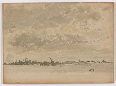 Gris et argent – Purfleet, 1881-1883 - James Abbott McNeill Whistler
