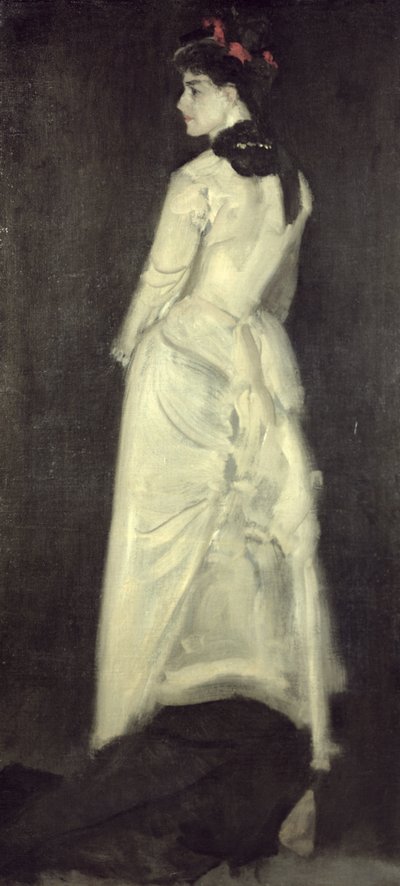 Harmonie en couleur chair et noir : Portrait de Mlle Louise Jopling (1843-1933) - James Abbott McNeill Whistler