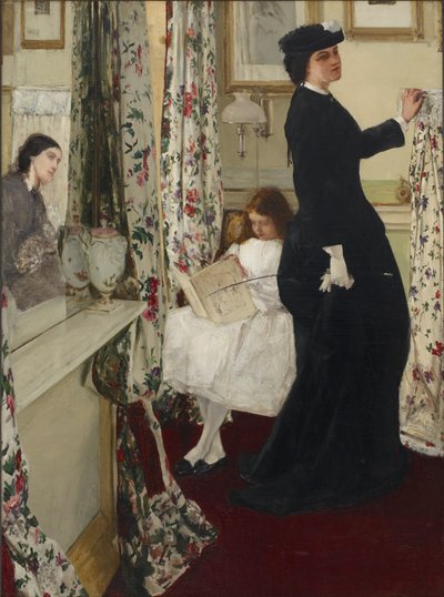 Harmonie en vert et rose : La salle de musique - James Abbott McNeill Whistler