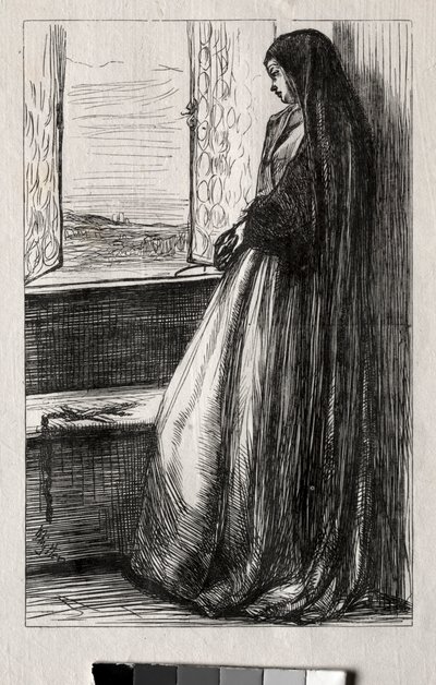 Illustration pour le comte Bruckhardt dans Once a Week, 1862 - James Abbott McNeill Whistler