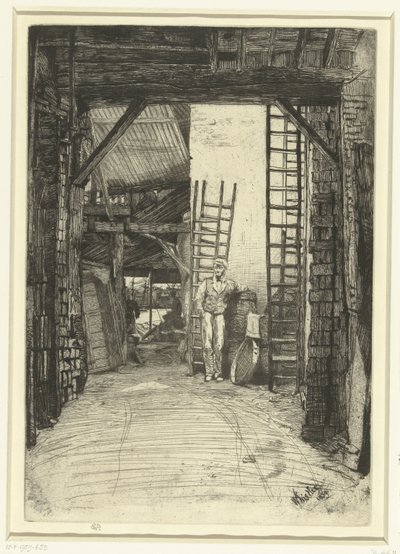 Le Chaufournier (seize gravures de scènes sur la Tamise et autres sujets) - James Abbott McNeill Whistler