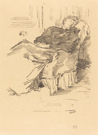 La Belle Dame endormie - James Abbott McNeill Whistler
