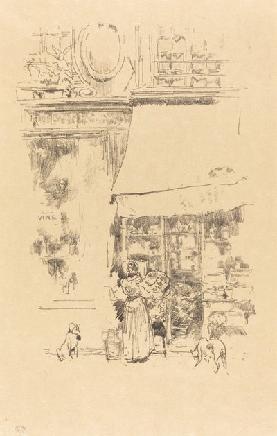 La fruitière de la rue de Grenelle - James Abbott McNeill Whistler