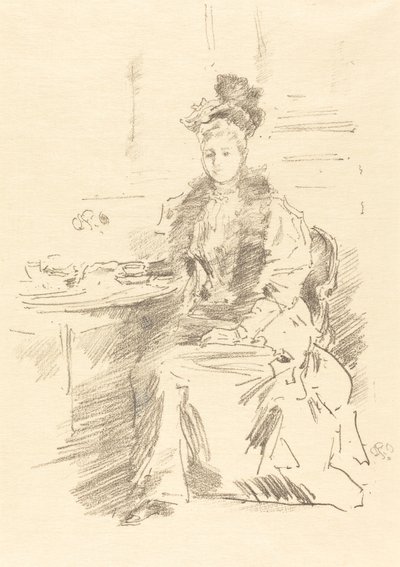 La Jolie New Yorkaise - James Abbott McNeill Whistler