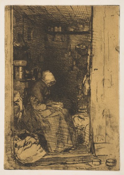 La Vieille aux Loques, 1858. - James Abbott McNeill Whistler