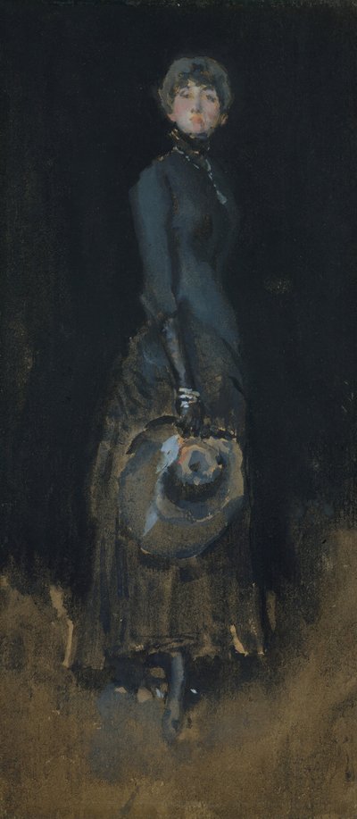 Dame en gris, vers 1883 - James Abbott McNeill Whistler