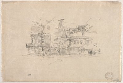 Lindsay Row, Chelsea, 1888 - James Abbott McNeill Whistler