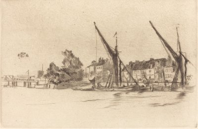 Maisons Lindsey, 1877 - James Abbott McNeill Whistler
