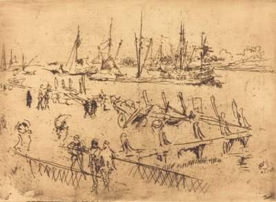 Petit Dordrecht - James Abbott McNeill Whistler
