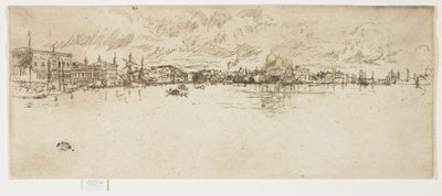 Long Venice de The Second Venice Set, 1879-1880 - James Abbott McNeill Whistler