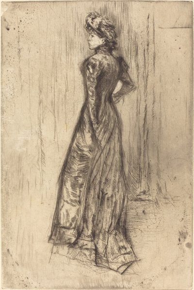 Maud, debout, vers 1873 - James Abbott McNeill Whistler
