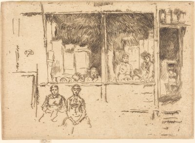 Boutique de melons, Hounsditch, vers 1886-1888 - James Abbott McNeill Whistler