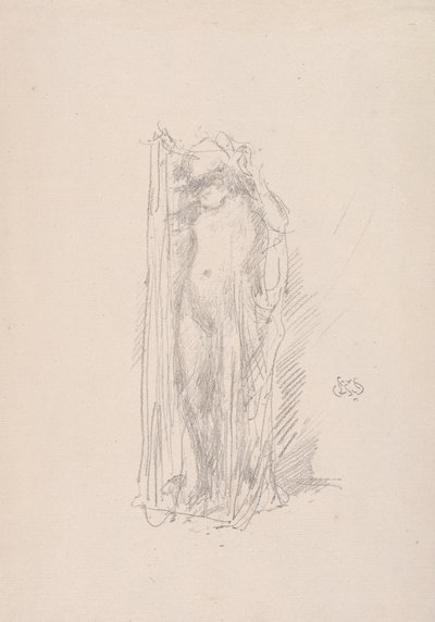 Drapé de modèle, 1890 - James Abbott McNeill Whistler