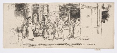 Kiosque à journaux, Rue de Seine, vers 1892-93 - James Abbott McNeill Whistler