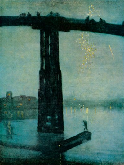 Nocturne : Bleu et or - Vieux pont de Battersea, vers 1872-1875 - James Abbott McNeill Whistler