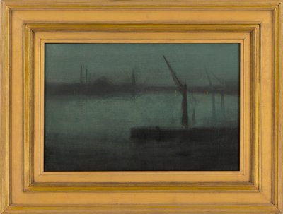 Nocturne : Bleu et Argent--Battersea Reach - James Abbott McNeill Whistler