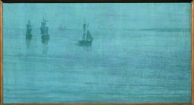 Nocturne, The Solent ... (peinture sur toile) - James Abbott McNeill Whistler