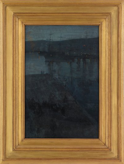 Nocturne en bleu et or : Valparaiso, 1866-ca. 1874 - James Abbott McNeill Whistler