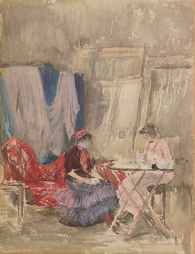 Note en rose et violet - Le studio, 1883-1884 - James Abbott McNeill Whistler