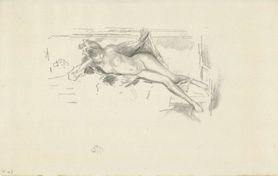 Modèle nu allongé - James Abbott McNeill Whistler