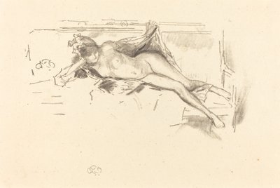 Modèle nu, allongé, 1893 - James Abbott McNeill Whistler