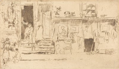 Boutique de vieux vêtements, No.II, vers 1884-1886 - James Abbott McNeill Whistler