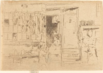 Boutique de vieux vêtements, No.I, c. 1884-1886 - James Abbott McNeill Whistler