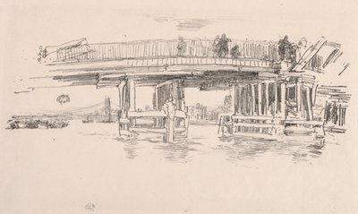 Vieux pont de Battersea, 1879 - James Abbott McNeill Whistler