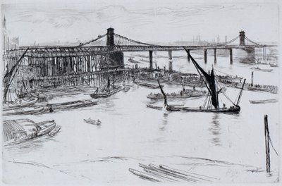 Vieux Pont de Hungerford - James Abbott McNeill Whistler