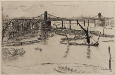 Vieux Pont de Hungerford, 1861 - James Abbott McNeill Whistler