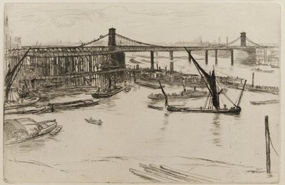 Vieux pont de Hungerford - James Abbott McNeill Whistler