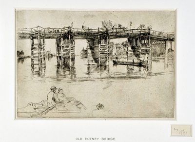 Vieux Pont de Putney - James Abbott McNeill Whistler