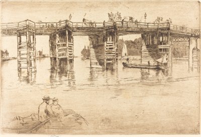 Vieux pont de Putney, 1879 - James Abbott McNeill Whistler