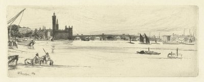 Vieux pont de Westminster - James Abbott McNeill Whistler
